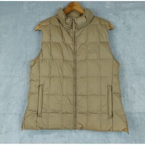 Intec Performance Gear Vest Adult Medium Tan Down Fill Puffer Equestrian Horse